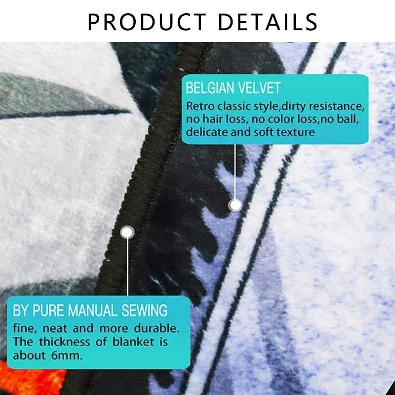 One Piece Rudder Rug