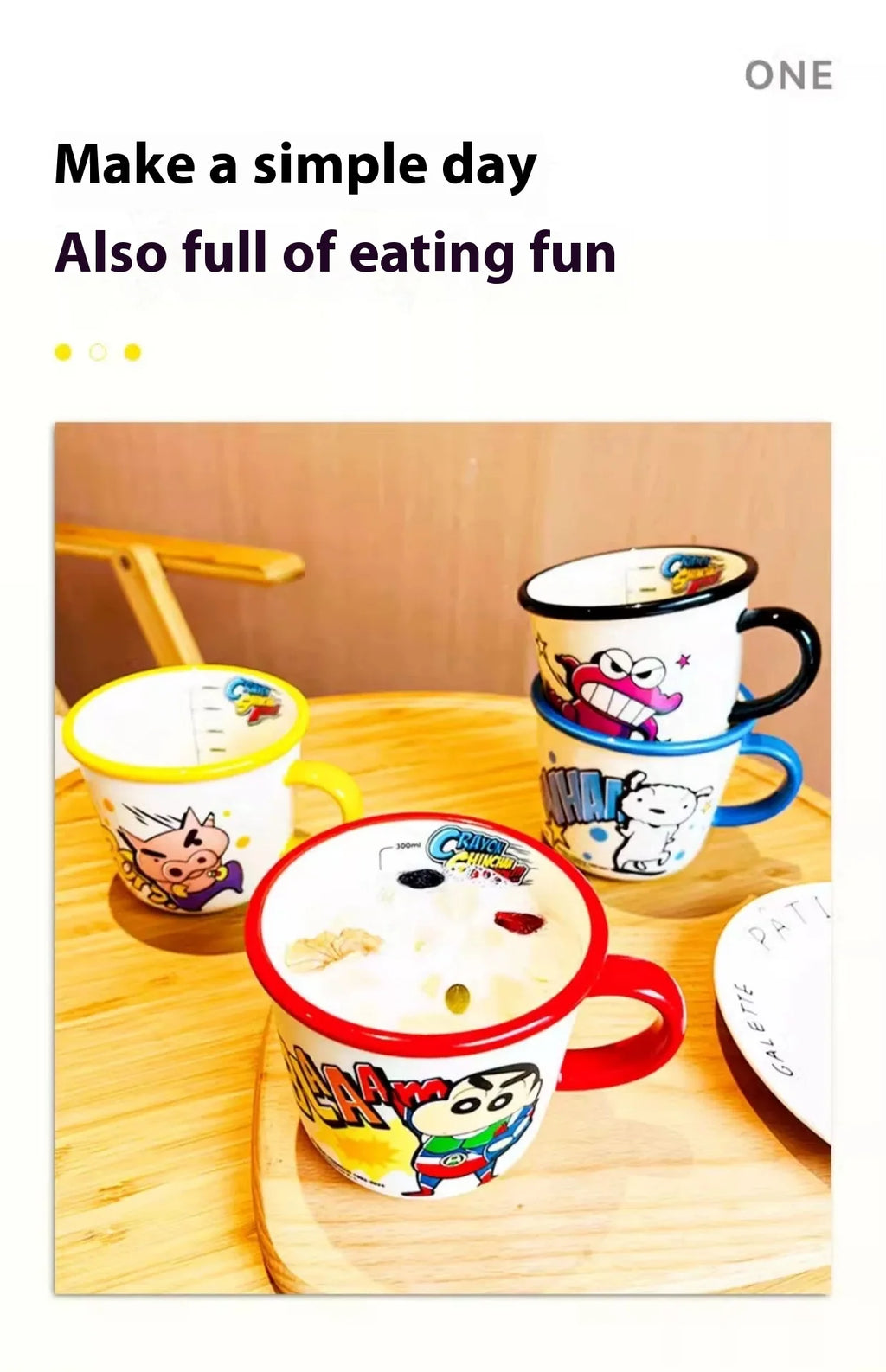 Shin Chan 350ml Ceramic Mug
