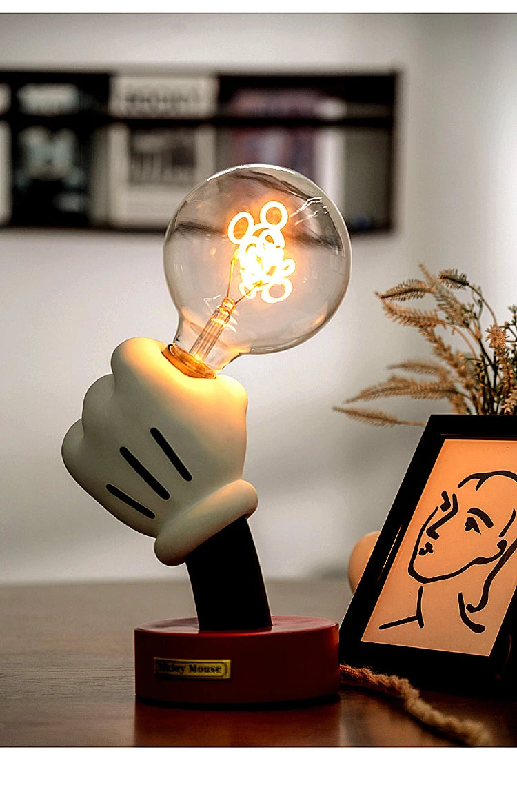 Mickey Mouse Hand Small Table Lamp
