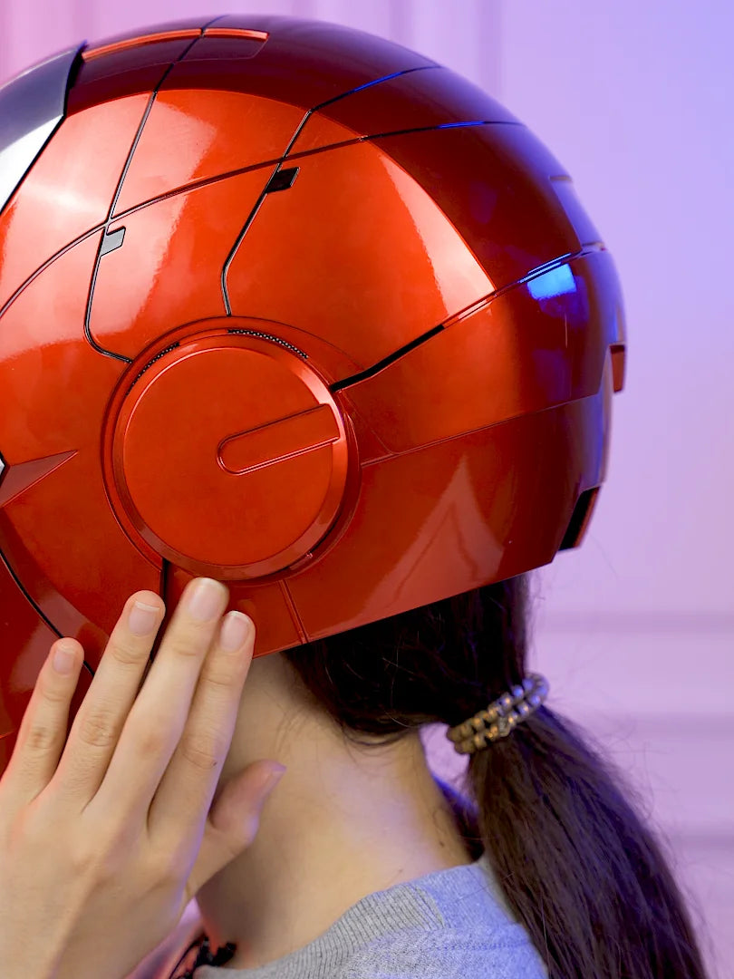 Mk5 Iron Man Helmet Cosplay Voice Control Eyes with Light Model - Electric Wearable