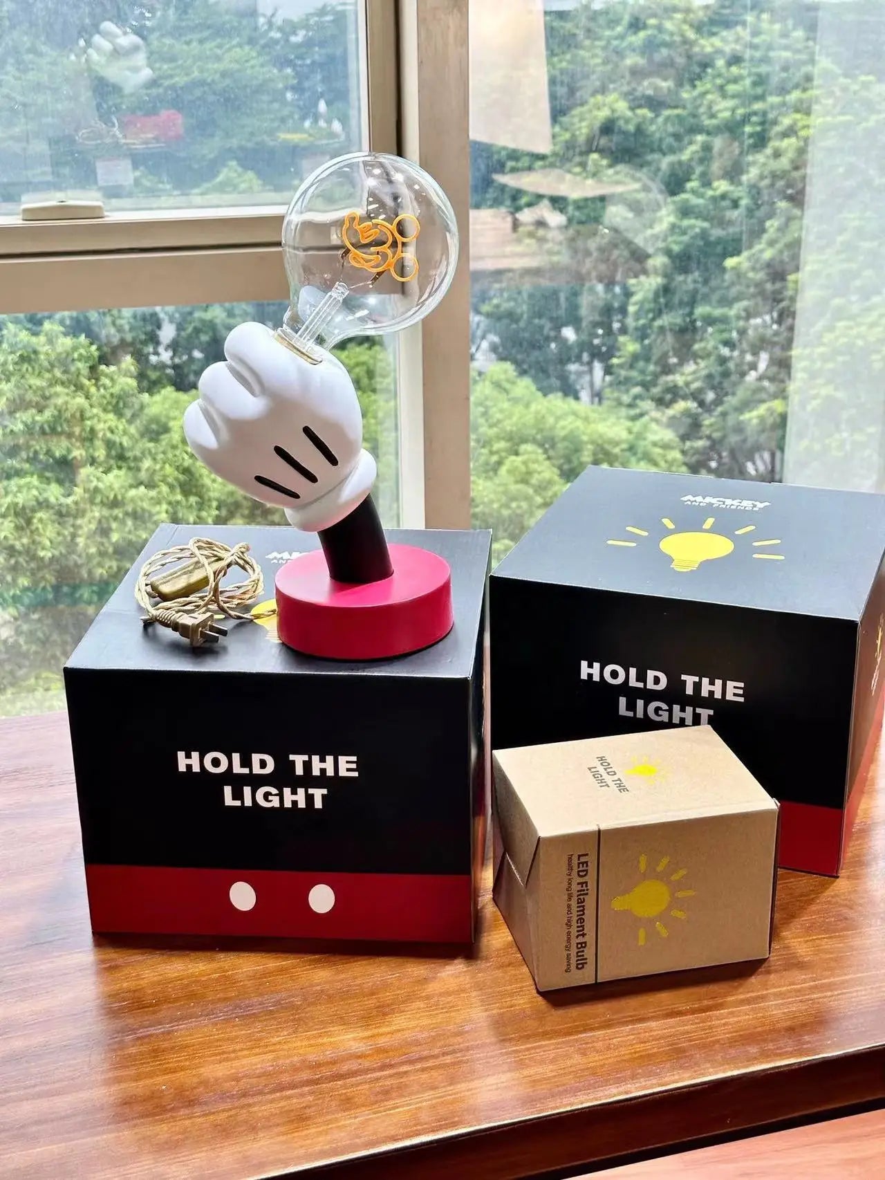 Mickey Mouse Hand Small Table Lamp