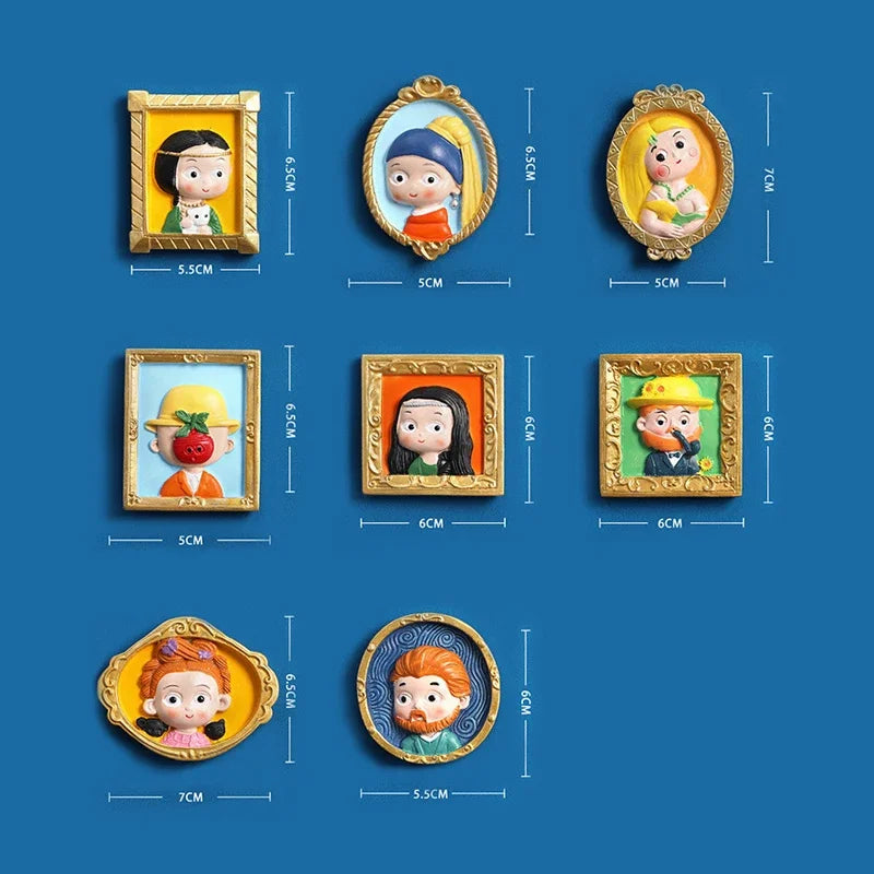 World Famous Painting Magnetic 3D