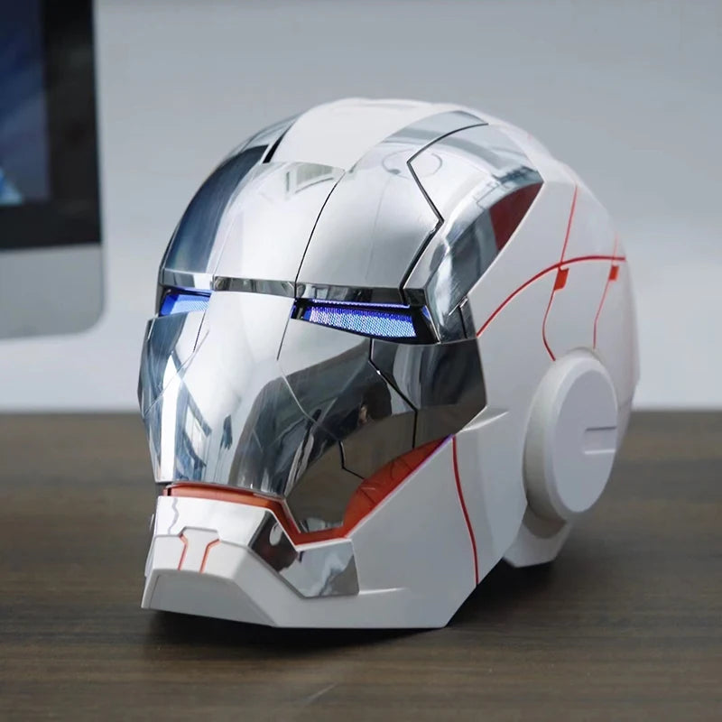 Mk5 Iron Man Helmet Cosplay Voice Control Eyes with Light Model - Electric Wearable