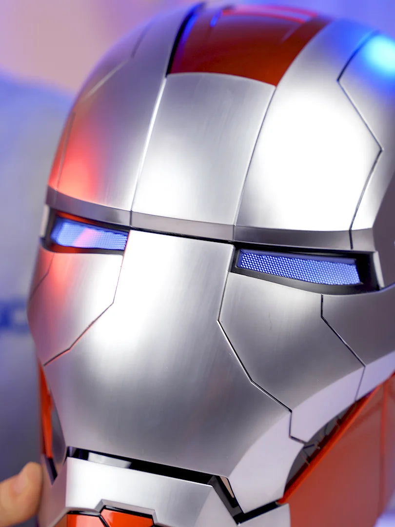 Mk5 Iron Man Helmet Cosplay Voice Control Eyes with Light Model - Electric Wearable