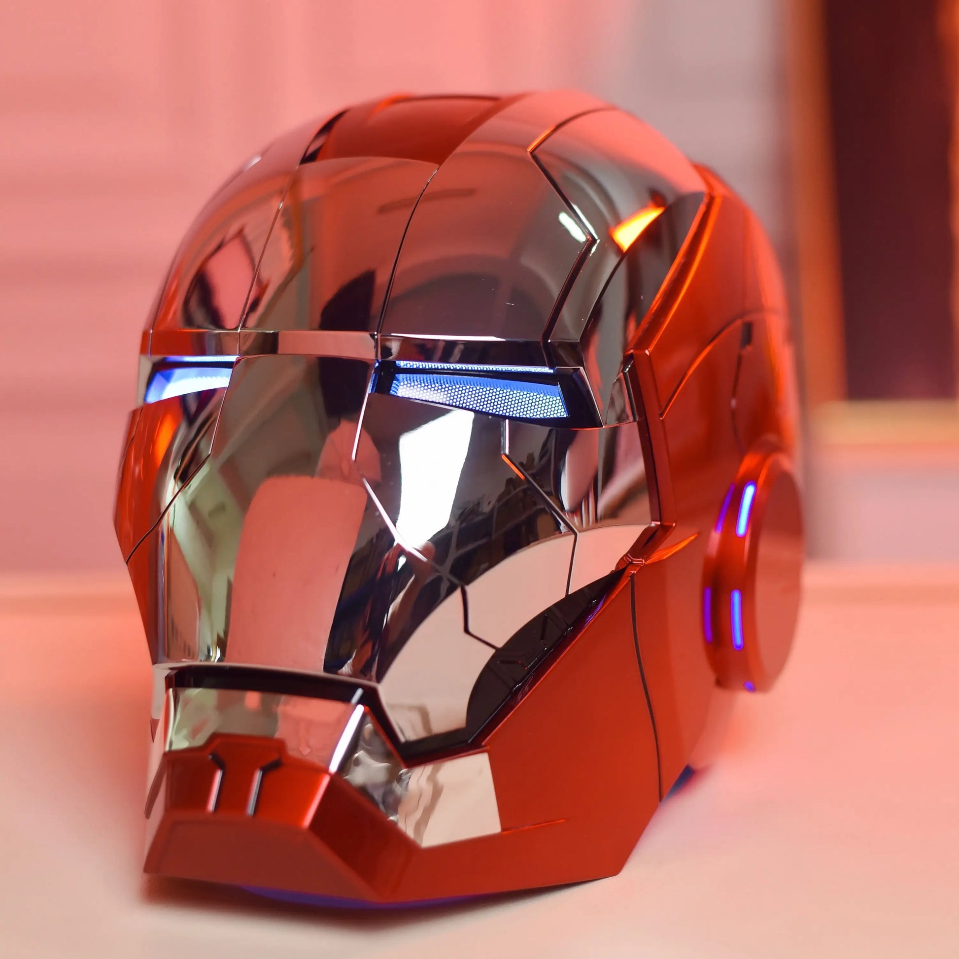 Mk5 Iron Man Helmet Cosplay Voice Control Eyes with Light Model - Electric Wearable