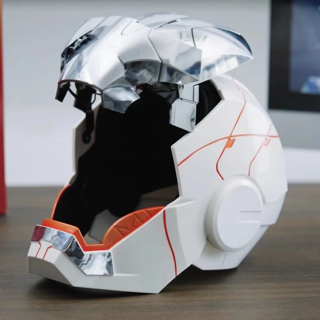 Mk5 Iron Man Helmet Cosplay Voice Control Eyes with Light Model - Electric Wearable