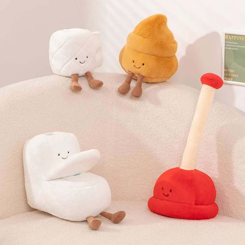 Bathroom Plushies Set
