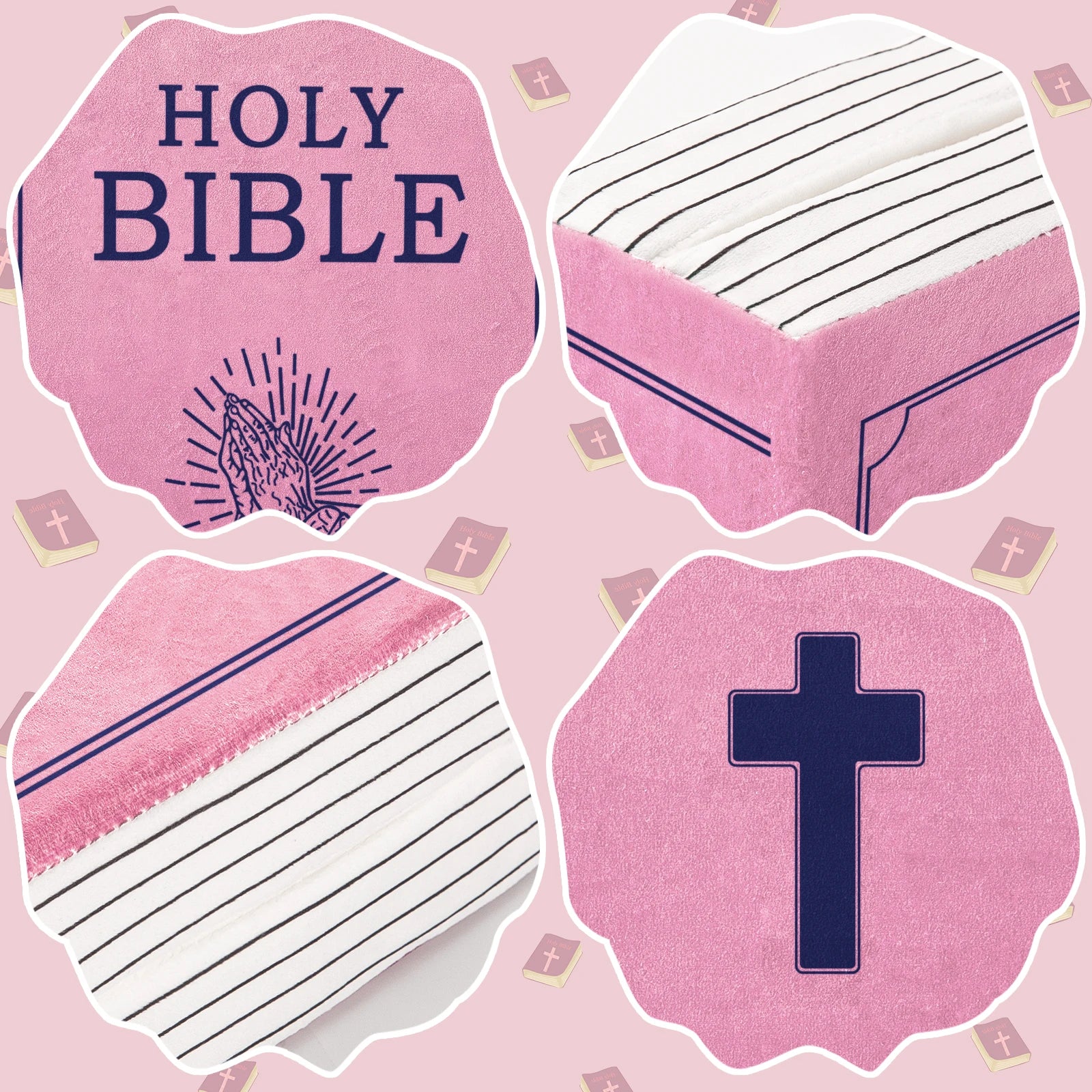 Pink Bible Memory Foam Pillow