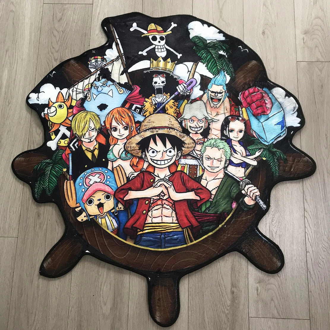 One Piece Rudder Rug