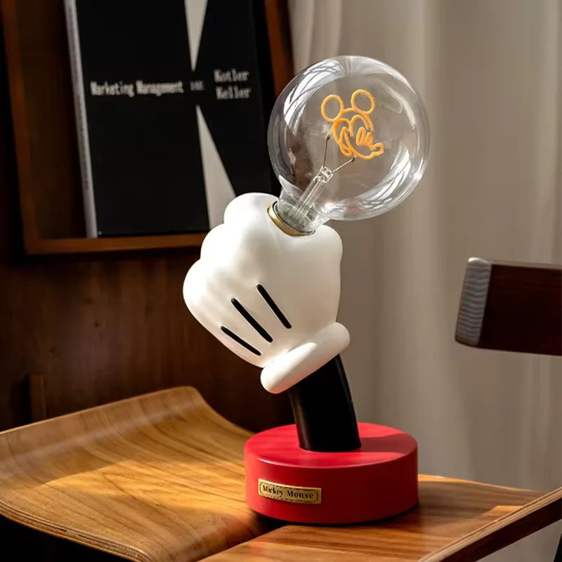 Mickey Mouse Hand Small Table Lamp