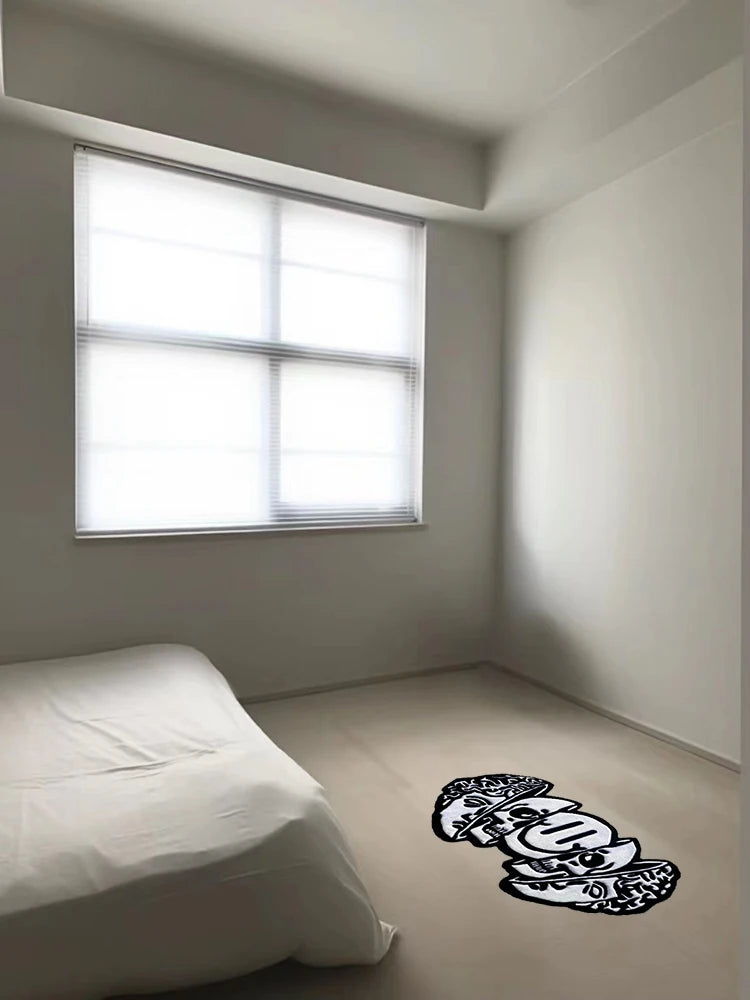 Smiling Face Skull Rugs