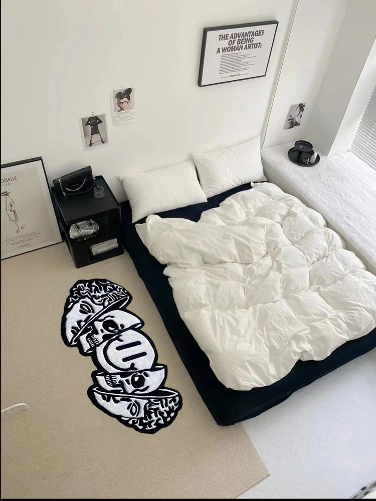 Smiling Face Skull Rugs