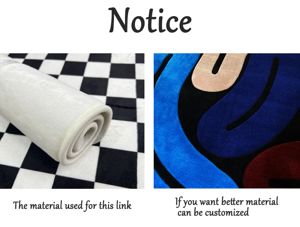 Smiling Face Skull Rugs
