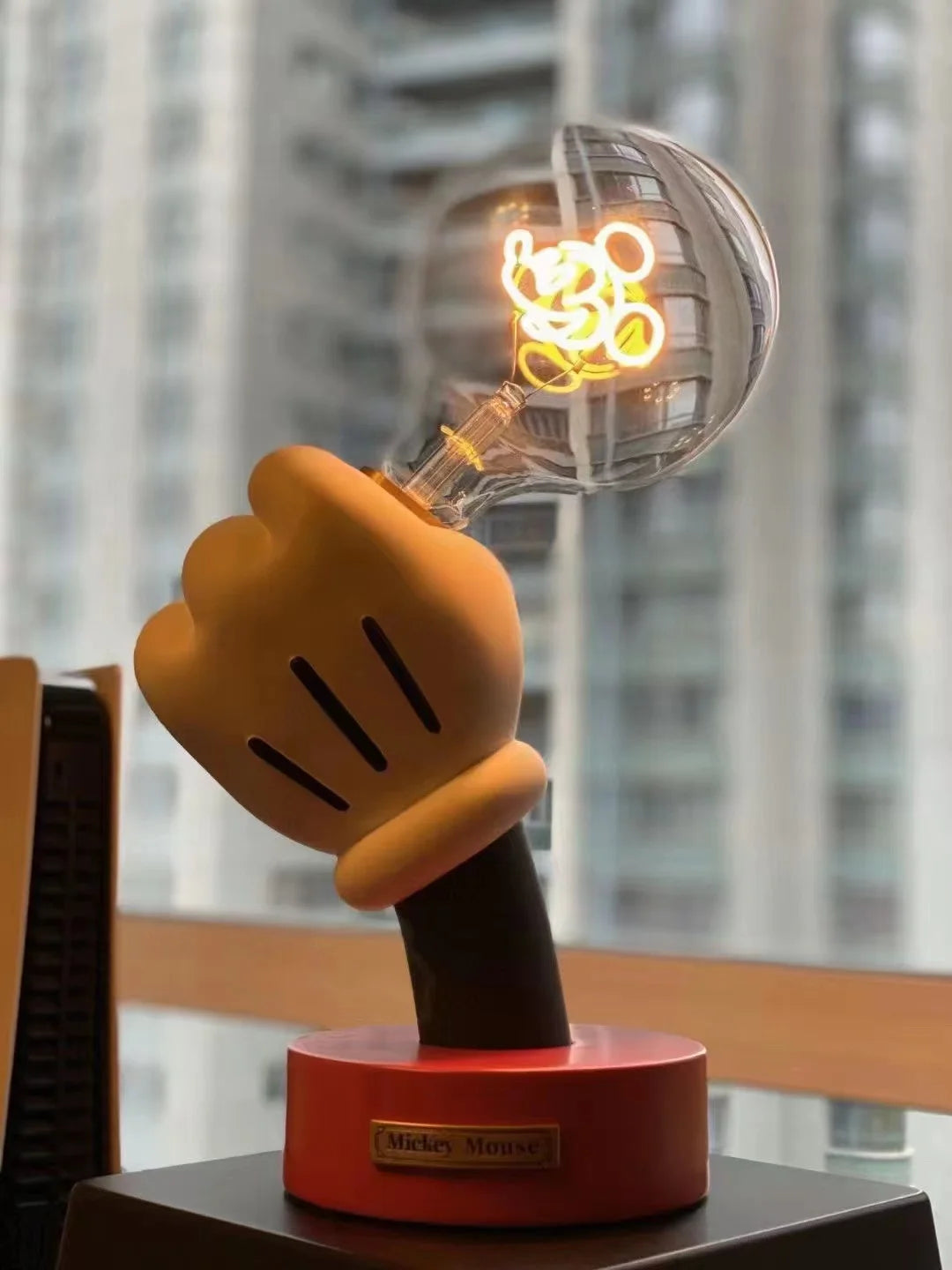 Mickey Mouse Hand Small Table Lamp