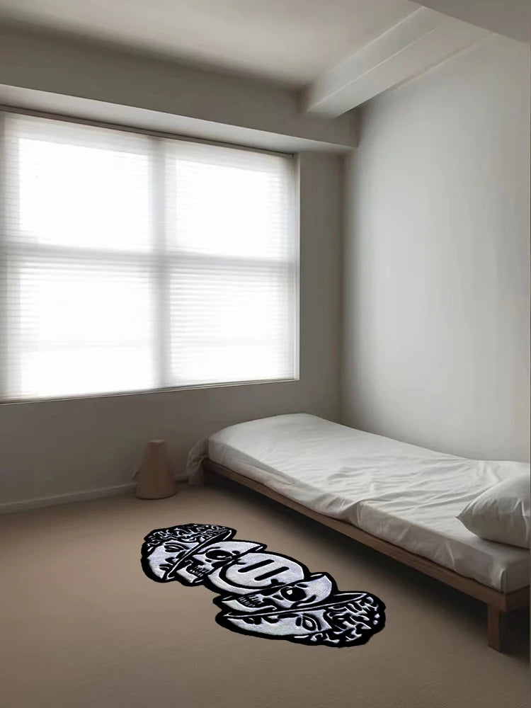 Smiling Face Skull Rugs