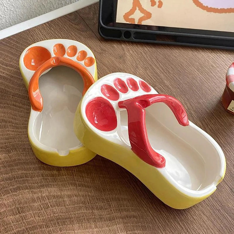 Flip Flops Saucer Dipping Bowl