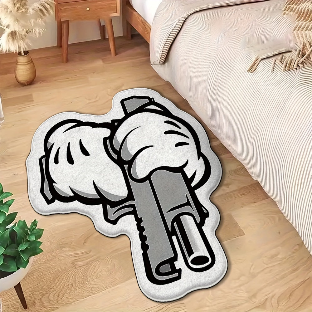Bangin' Cartoon Gun Rug